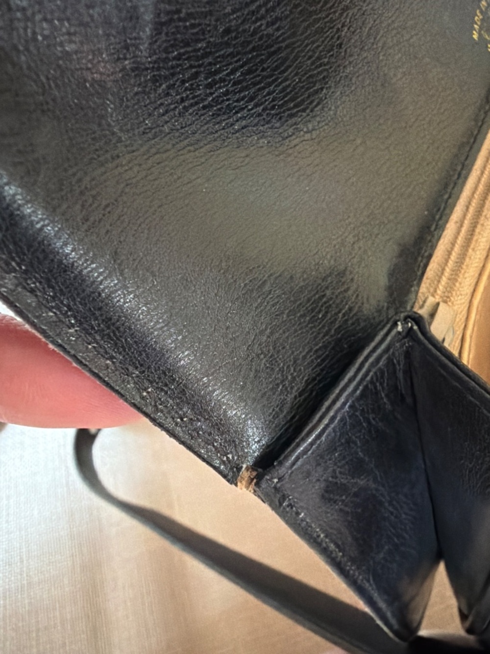 Vintage Gucci navy leather accents vinyl body - Picture 10 of 10